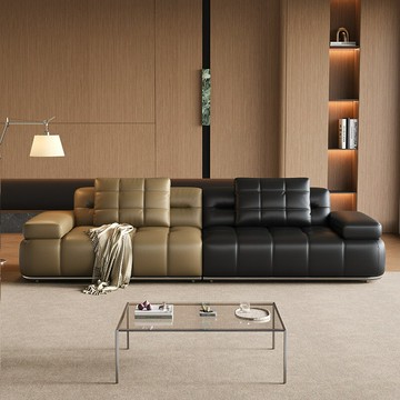 公司貨 開票 勞倫斯真皮沙發新款客廳設計師高端全青皮小戶型直排現代簡約 SFY AL9/20 快速出貨