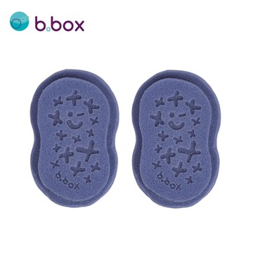 澳洲【B.BOX】狐狸多功能沐浴刷替換海綿2入組