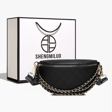 圣米洛高級感小包包2026新款時尚胸包女百搭ins網紅鏈條斜挎包