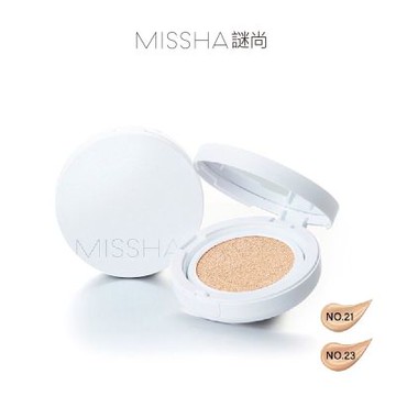【MISSHA謎尚】輕透裸光保濕氣墊粉餅效期品(15g/個)x1