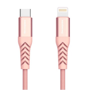 thecoopidea Lightning to Type C 充電傳輸線 尼龍編織線材 2M MFI認證 送20W充電頭