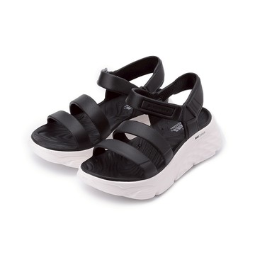SKECHERS MAX CUSHIONING FOAMIES 涼鞋 黑 111126BKW 女鞋