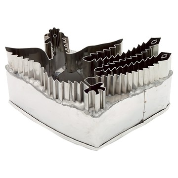 菜模 鳳凰造型餅乾模具 NO.59 烘焙料理裝飾  中(5.6 x 8.6 x 5.4cm)  1個