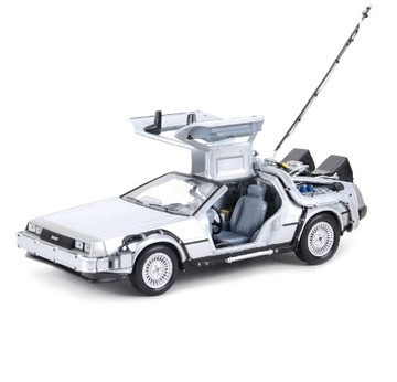 預購【遊戲家】回到未来 DMC-12 時光車 靜態合金塑料壓鑄汽車模型 Back to the Future 1