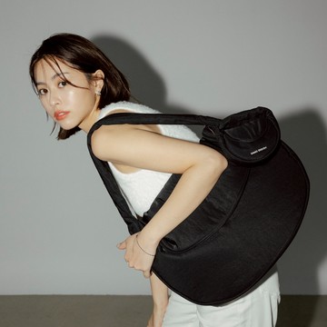 【SAMO ONDOH】Puffy Bag 子母包組合 - nylon black 台灣唯一正版代理 韓國包包 肩背包 側背包 送禮