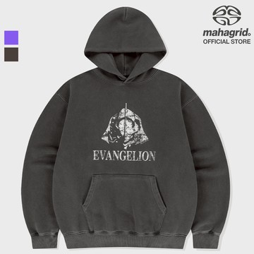 [MAHAGRID] 新世紀福音戰士合作 Unit-01 顏料連帽衫_中性韓風