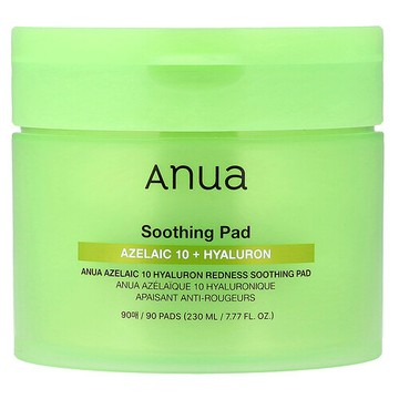 Anua, 壬二酸 10 透明質酸紅腫舒緩棉片，90 片