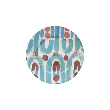 Le Botteghe su Gologone Plates Round Ceramic Colores 19 Cm