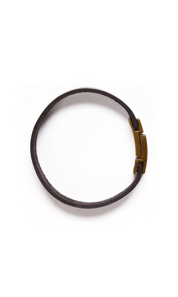 BRACELET 棕色 個性化定制燙印皮質手環