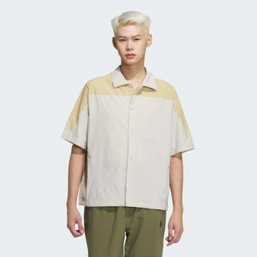 Adidas Th Lw Shirt JZ8405 男 襯衫 短袖 米 亞版