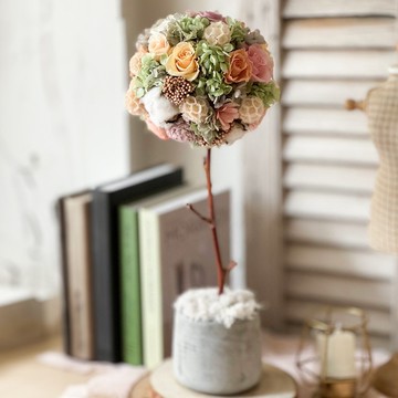 花球永生花・情人節 永生花 不凋花 生日禮 送禮 花球