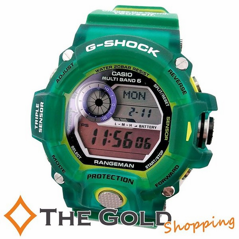 未使用 Casio Gショック レンジマン アースウォッチ グリーン 緑 G Shock Gw 9401kj 3jr カシオ 時計 腕時計 メンズ 男性用 新古品 通販 Lineポイント最大0 5 Get Lineショッピング