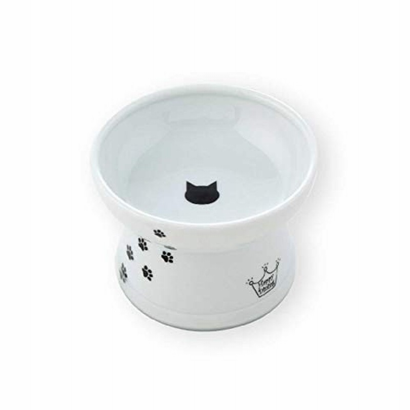 税込) 伊勢藤 猫専用フードボウル すべり止め付き チョコブラウン 猫 食器
