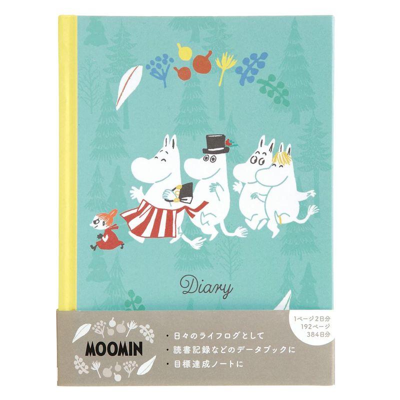 学研ステイフル ムーミン 日記帳 ダイアリー グリーン BD12019