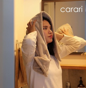 日本CB Japan carari系列 超細纖維擦髮巾-共3色