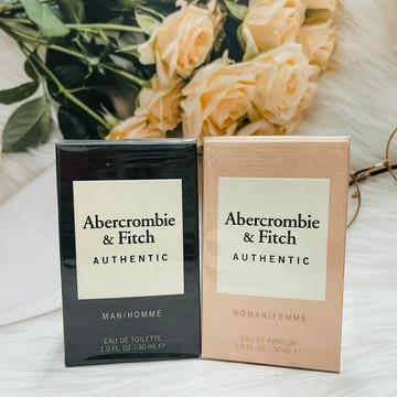 A&F Abercrombie & Fitch 真我女性淡香精/真我男性淡香水 30ml｜全店$299 全家取貨免運｜雙12嘉年華⚡專櫃 美妝 香氛 保養 禮享保養 香約聖誕