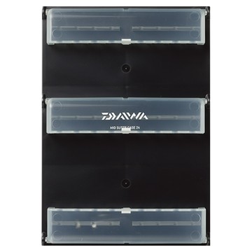 DAIWA 路亞盒 MID SUTTE CASE  24(21 x 15 x 2.1cm)  黑色  1個