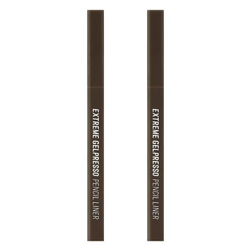 CLIO 珂莉奧 EXTREME 方管眼線膠筆 0.35g  01黑棕色  2支