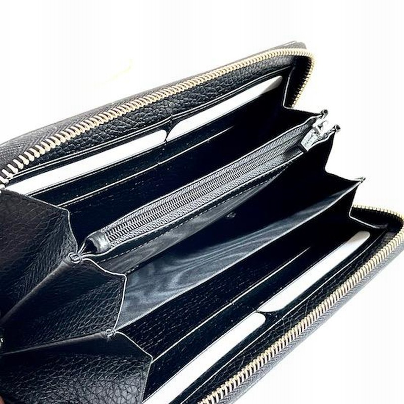 グッチ GUCCI ソーホー ラウンドジップ 長財布 ブラック【新品