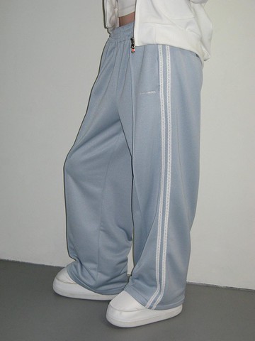 LACE LINE TRACK PANTS_SKY