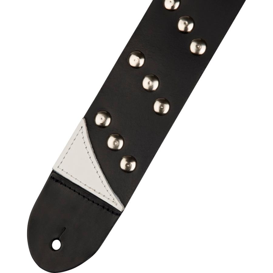 Jackson DIAGONAL STUD LEATHER STRAP BLACK