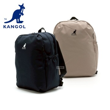KANGOL 英國 袋鼠 行李插槽電腦後背包 【65558744】 包包