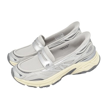 [ACS] Skechers 休閒鞋 Stamina Sport Slip-Ins 女鞋 銀 灰 樂福鞋 緩震 150715SIL