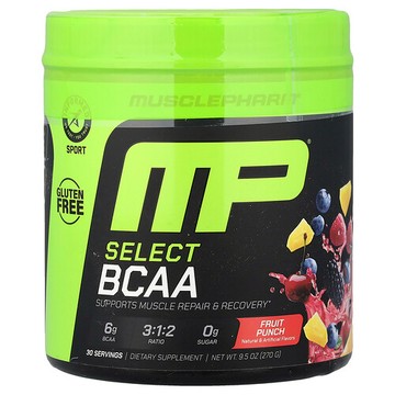 MusclePharm, Essentials，支鏈胺基酸，果汁味，0.57 磅（258 克）