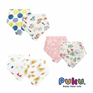【PUKU藍色企鵝】Summer造型領巾2入_(三款)