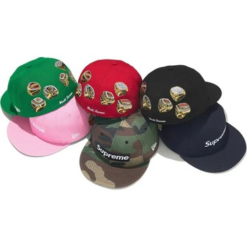 AirRoom 正品現貨 2026SS SUPREME Rings Box Logo New Era 聯名 帽子 金戒指