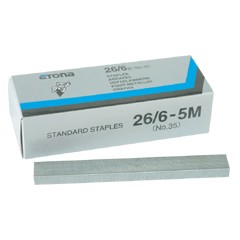 【史代新文具】ETONA 26/6" 電動釘書針(1盒5000支)