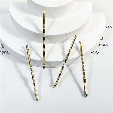 Bijoux C.波浪線夾5cm金色50入