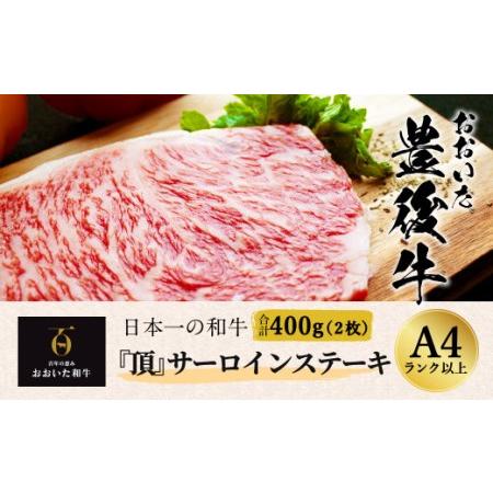 ふるさと納税 おおいた豊後牛 サーロインステーキ 400g 200g×2枚 大分県竹田市