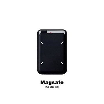 潮牌馬吉拉maison磁吸magsafe卡包適用于iPhone16promax手機殼蘋果15皮革卡套14證件地鐵門禁卡槽13/12配件