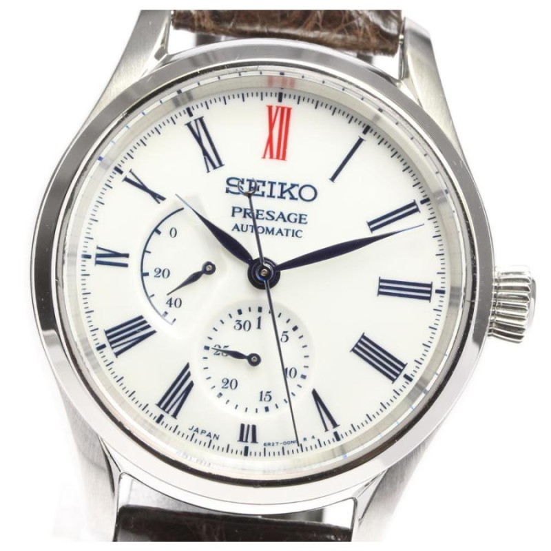 ☆良品 箱保付き【SEIKO】セイコー プレサージュ パワーリザーブ ...