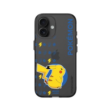 iPhone 16 Clear (相機按鈕) 酷墨灰 - 寶可夢 Pokemon - 印花系列-寶可夢