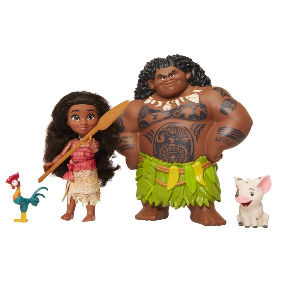 Moana Disney Doll with Maui Demigod Doll Figure, Piece Little Petite Stor