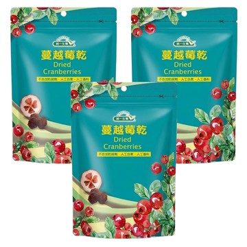 統一生機 蔓越莓乾  250g  3包