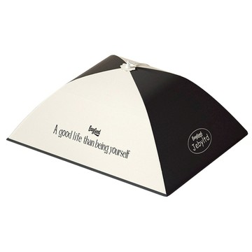 Kyhome 傘式折疊加厚鋁箔保溫菜罩/食物保鮮罩/餐桌罩/飯菜罩 方形  1個  70 x 50 x 30cm