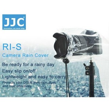 JJC輕薄無反相機雨衣防雨罩組RI-S(2入;特別為EVIL相機設計,比RI-4C RI-5 RI-6更適合無反光鏡相機)微單雨衣輕單雨衣Rain Coat