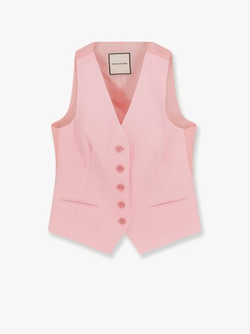 Giselle linen vest - TAGLIATORE - gender_Woman