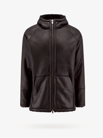 Leather jacket with fur lining - SALVATORE SANTORO - gender_Man