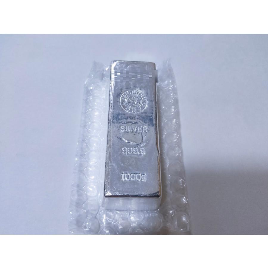 未開封 石福 銀 シルバー silver インゴット 地金 2kg 2000g