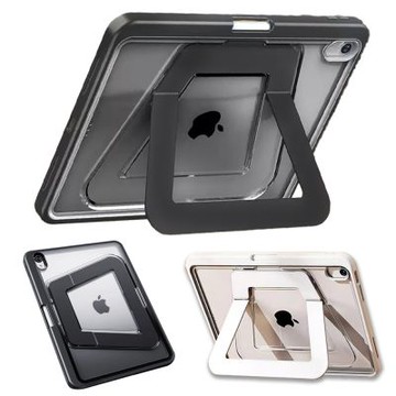 低調質感極簡約 隱形鋁合金雙支架新設計!! APPLE iPad 11 第11代 11吋 2025 平板電腦 保護殼 筆槽收納 輕薄好攜帶 橫向直向任意轉換 透感支點殼