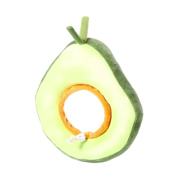 喜悠力 可愛水果造型寵物防咬舔頭套/絕育羞恥圈  1個  酪梨  L(20~30cm)