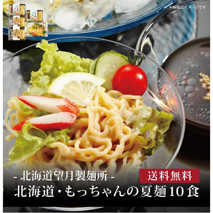 お取り寄せ 送料無料 内祝い 10％OFFクーポンあり 北海道・もっちゃんの夏麺10食 出産内祝い 新築内祝い 快気祝い 麺類