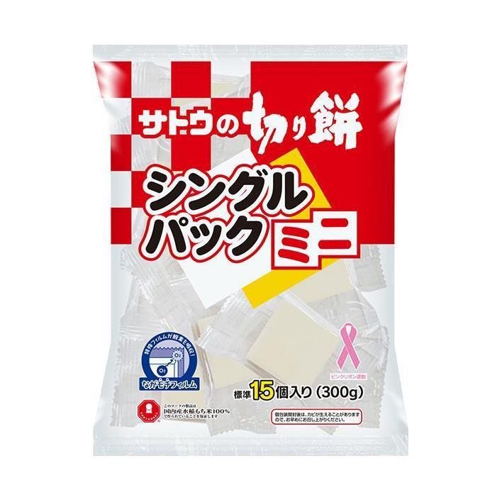 サトウ食品 サトウの切り餅 シングルパックミニ 300g×12袋入×(2ケース)｜ 送料無料