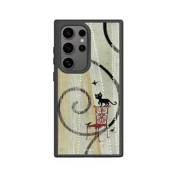 Galaxy S24 Ultra SolidSuit 黑 - 幾米 Jimmy Liao - 遺失了一隻貓-黑貓