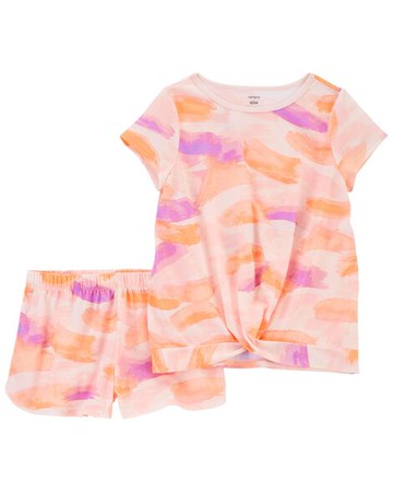Kid 2-Piece Pastel Loose Fit PJs