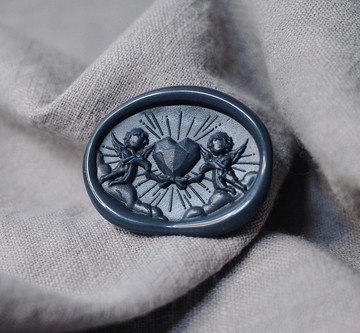 天使頌歌 原創設計立體浮雕火漆封蠟